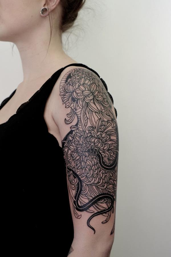 90 Beautiful Chrysanthemum Tattoo Ideas