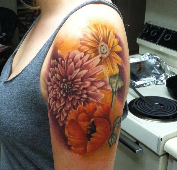 90 Beautiful Chrysanthemum Tattoo Ideas
