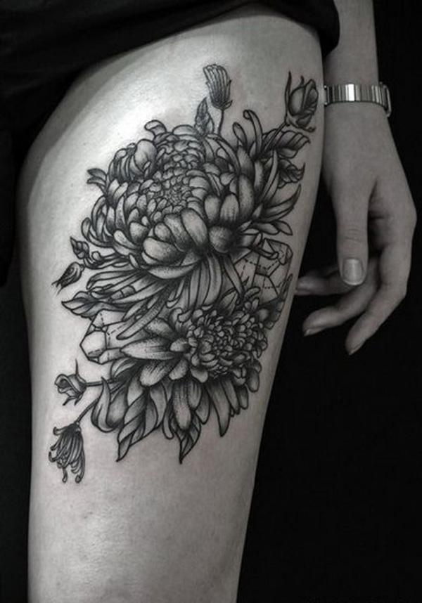 90 Beautiful Chrysanthemum Tattoo Ideas