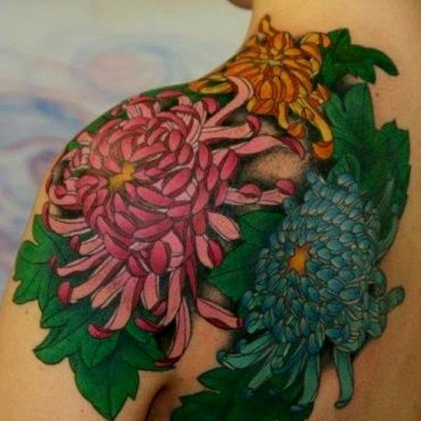 90 Beautiful Chrysanthemum Tattoo Ideas