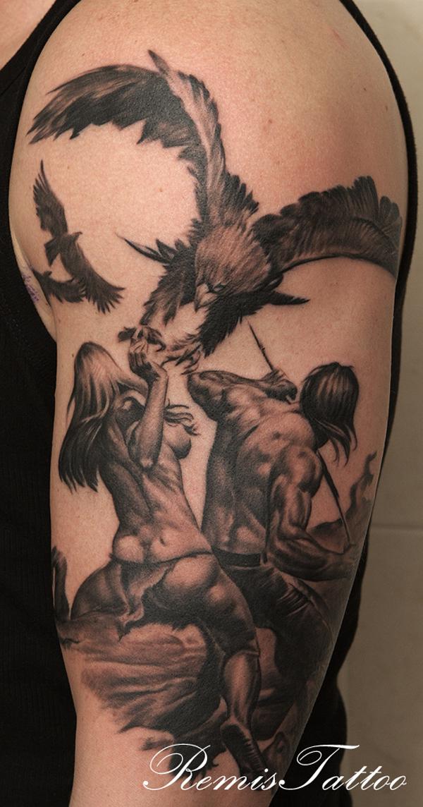 50 Fighting Warrior Tattoos