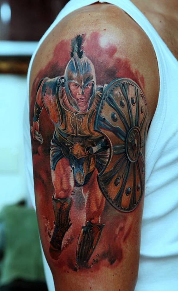 50 Fighting Warrior Tattoos