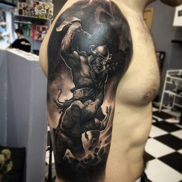50 Fighting Warrior Tattoos