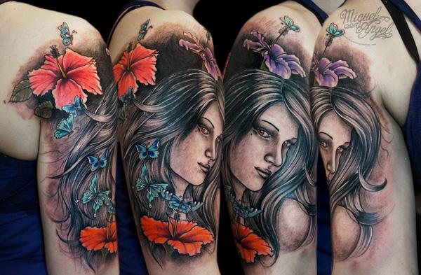 80 Hibiscus Tattoo Designs with Meaning
