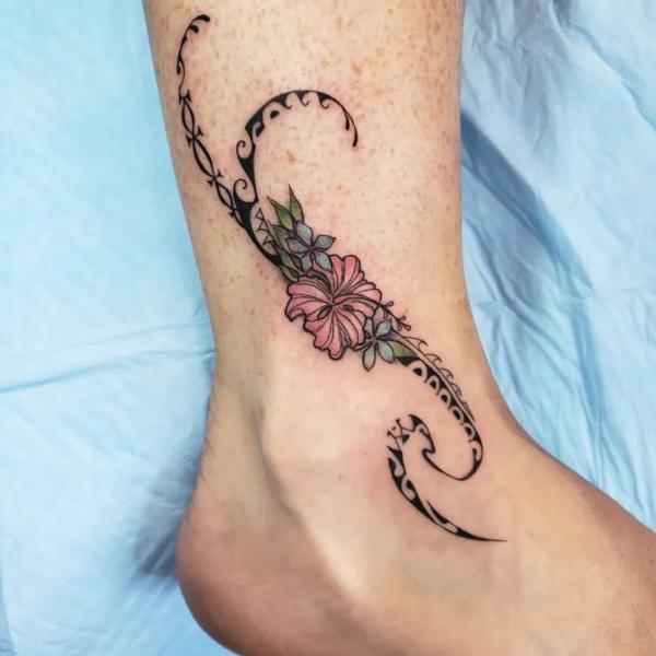 80 Hibiscus Tattoo Designs with Meaning