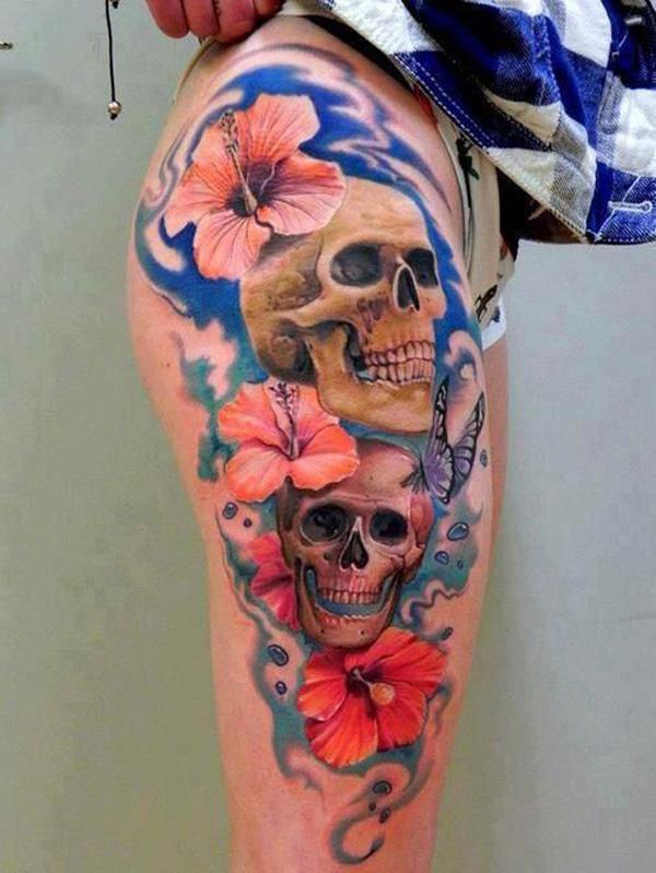 80 Hibiscus Tattoo Designs with Meaning