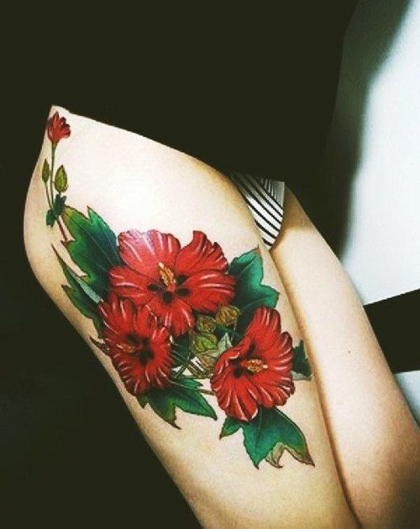 80 Hibiscus Tattoo Designs with Meaning