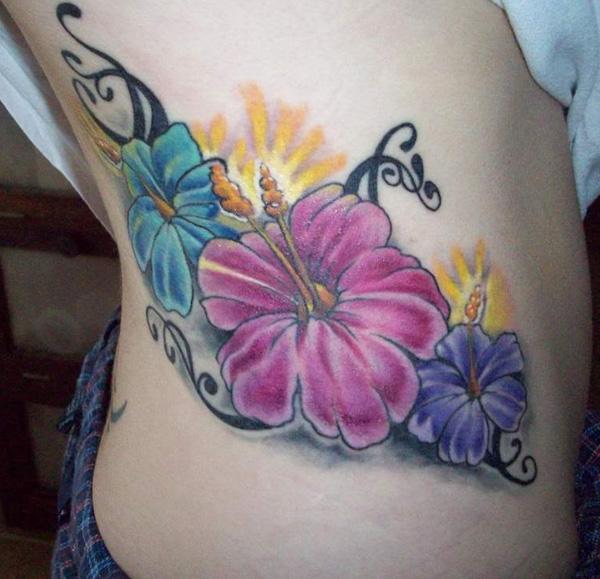 80 Hibiscus Tattoo Designs with Meaning