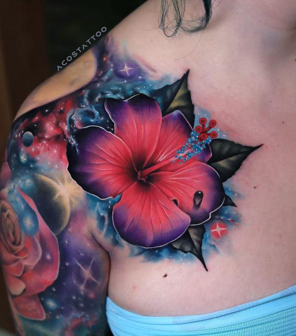 80 Hibiscus Tattoo Designs with Meaning