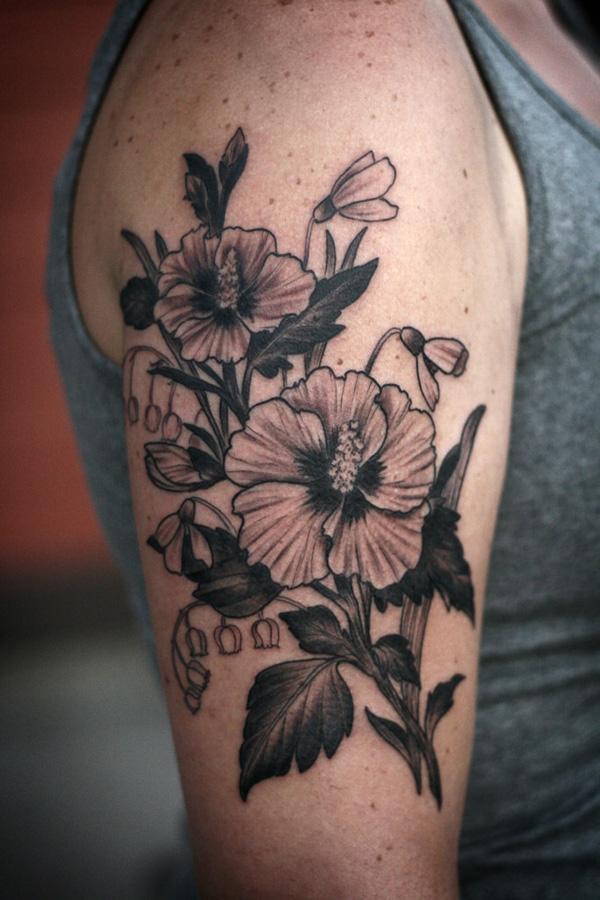 80 Hibiscus Tattoo Designs with Meaning