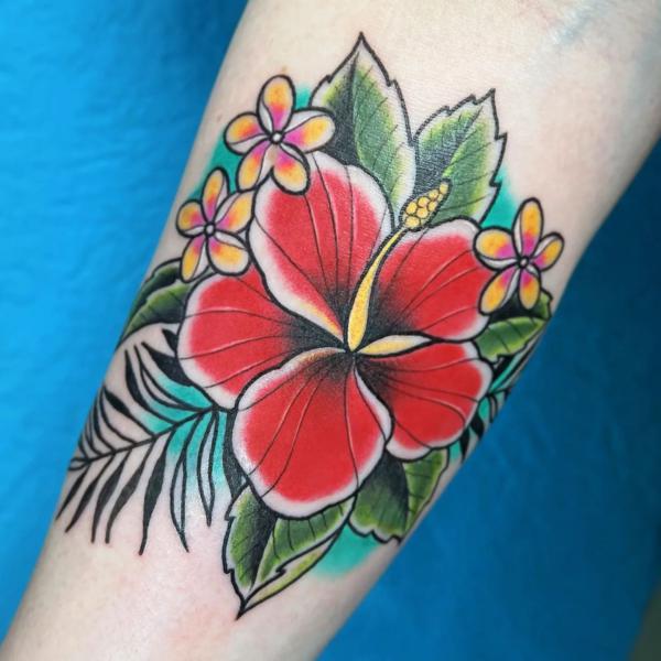 80 Hibiscus Tattoo Designs with Meaning