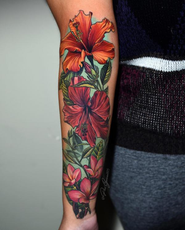 80 Hibiscus Tattoo Designs with Meaning