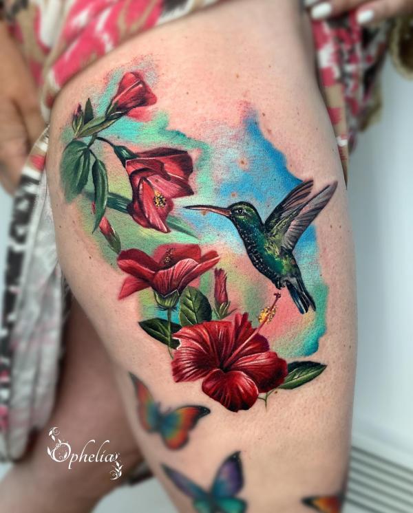 80 Hibiscus Tattoo Designs with Meaning