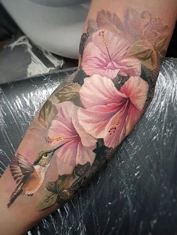80 Hibiscus Tattoo Designs with Meaning