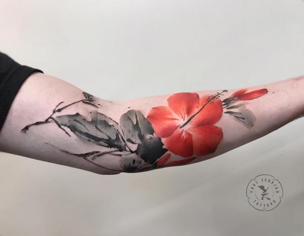 80 Hibiscus Tattoo Designs with Meaning