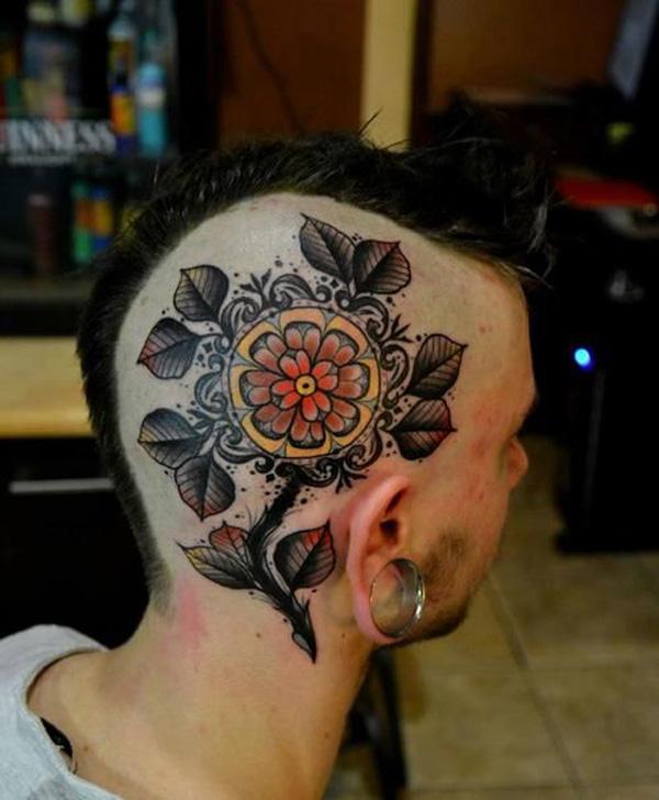 70 Crazy Head Tattoos Defying Norms