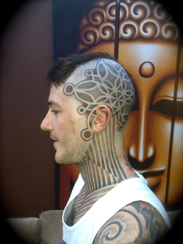 70 Crazy Head Tattoos Defying Norms