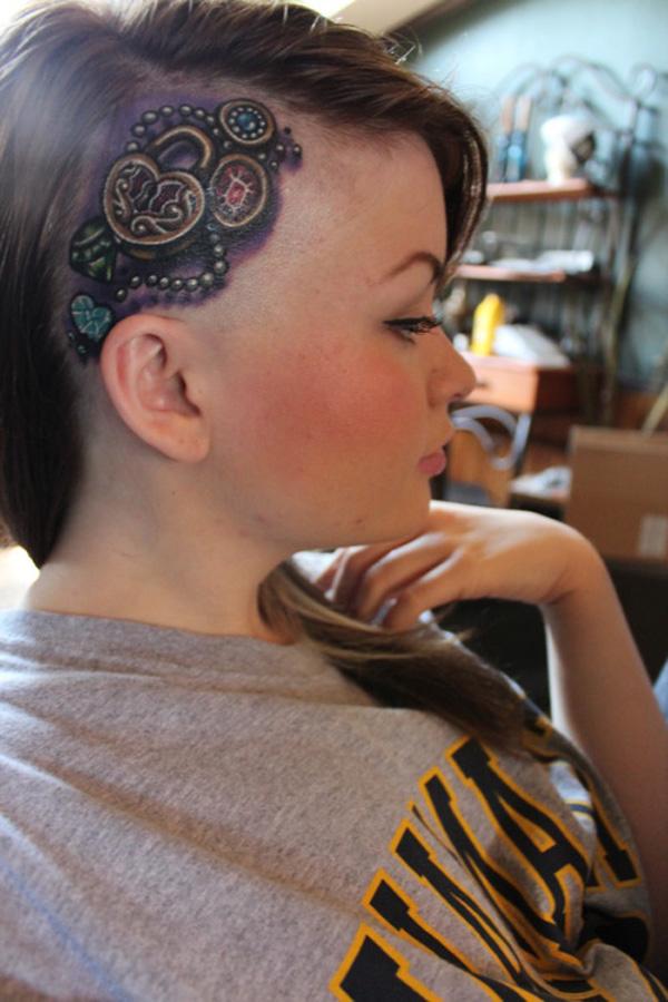 70 Crazy Head Tattoos Defying Norms