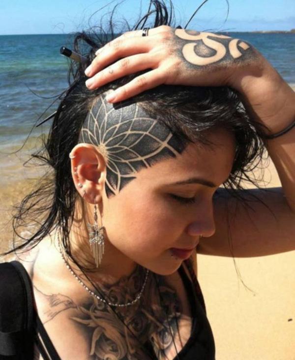 70 Crazy Head Tattoos Defying Norms