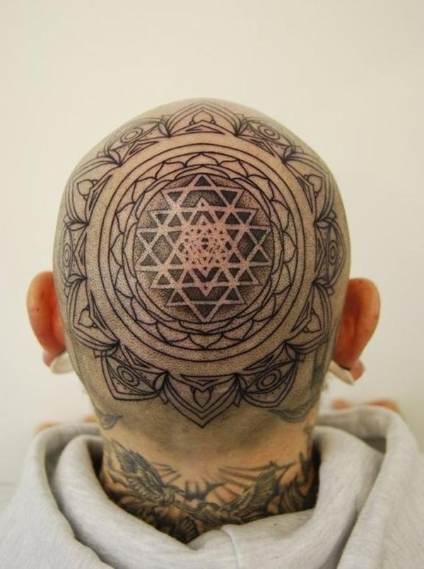 70 Crazy Head Tattoos Defying Norms