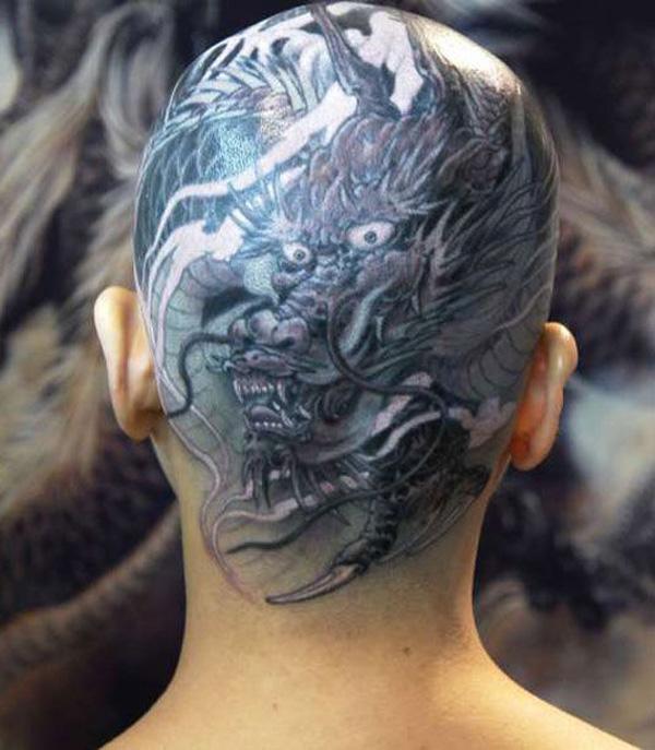 70 Crazy Head Tattoos Defying Norms