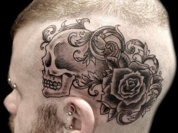 70 Crazy Head Tattoos Defying Norms