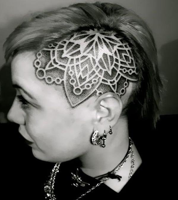 70 Crazy Head Tattoos Defying Norms