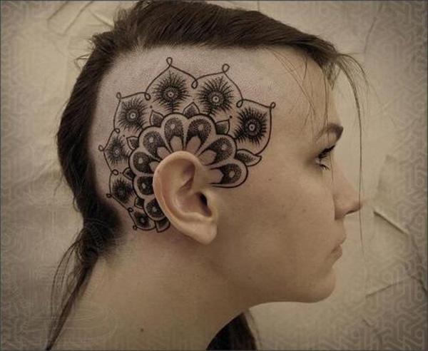 70 Crazy Head Tattoos Defying Norms