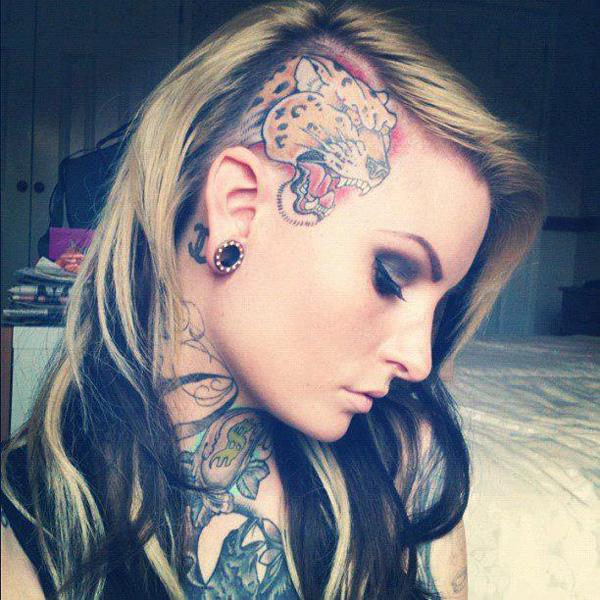 70 Crazy Head Tattoos Defying Norms
