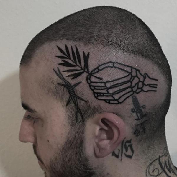 70 Crazy Head Tattoos Defying Norms