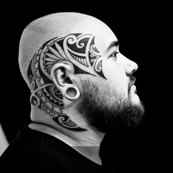 70 Crazy Head Tattoos Defying Norms