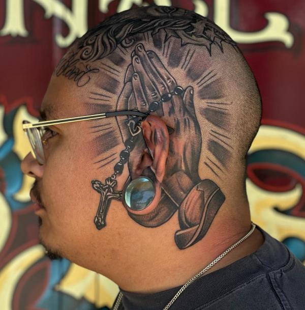 70 Crazy Head Tattoos Defying Norms