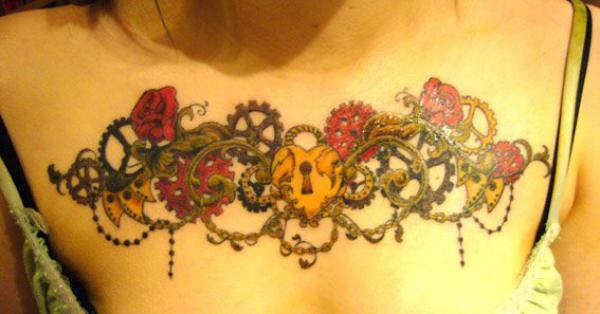 30 Awesome Steampunk tattoo designs