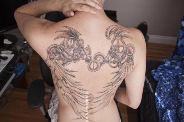 30 Awesome Steampunk tattoo designs