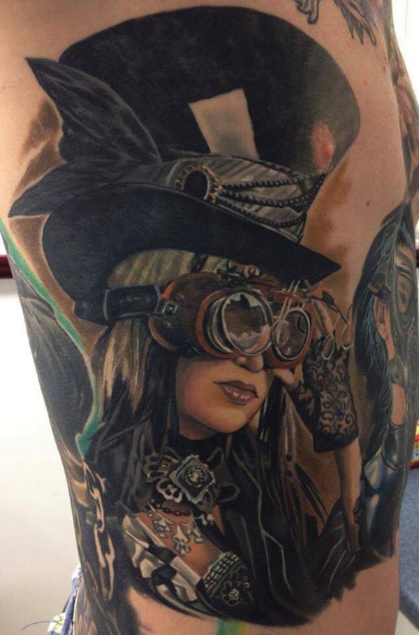 30 Awesome Steampunk tattoo designs