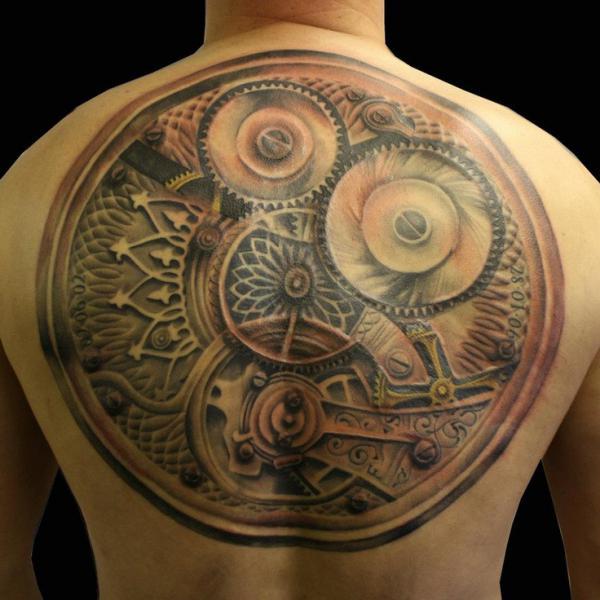 30 Awesome Steampunk tattoo designs