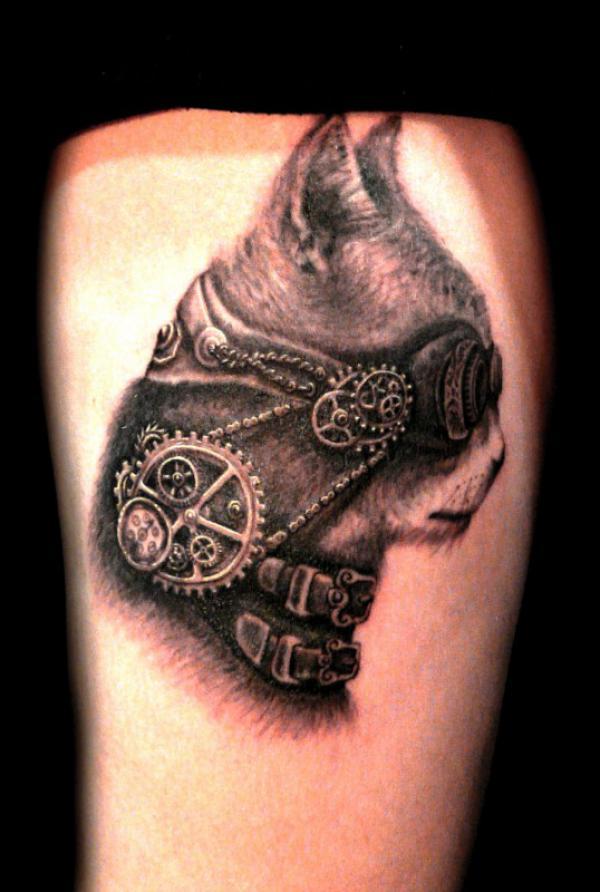 30 Awesome Steampunk tattoo designs