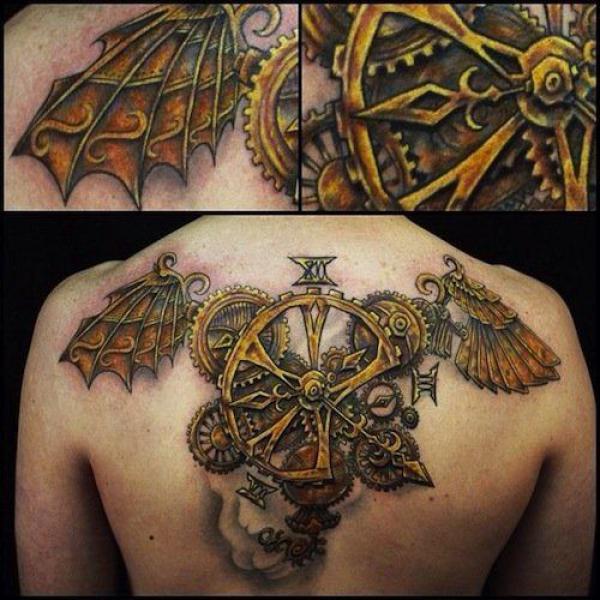 30 Awesome Steampunk tattoo designs