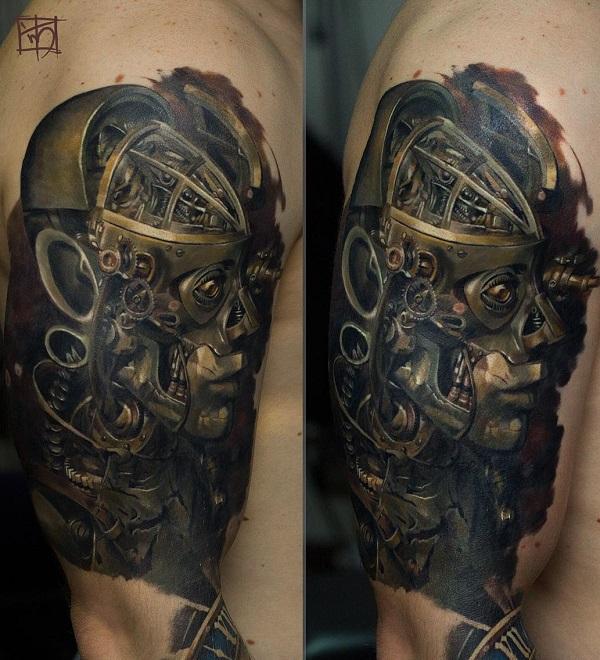 30 Awesome Steampunk tattoo designs