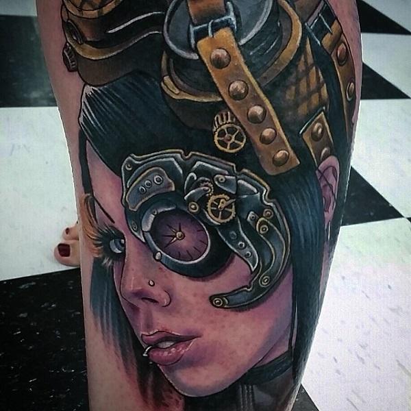30 Awesome Steampunk tattoo designs