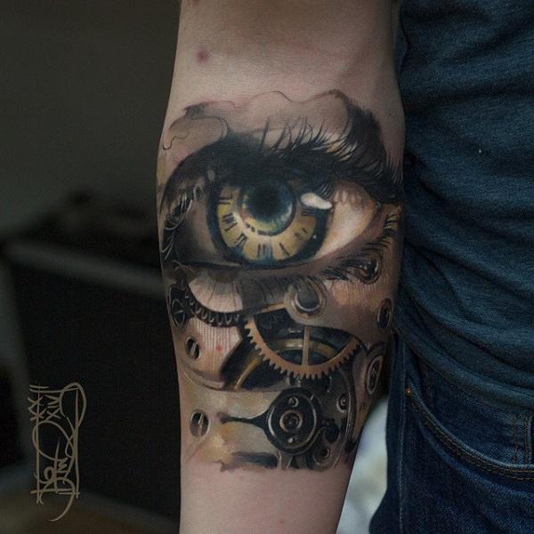 30 Awesome Steampunk tattoo designs
