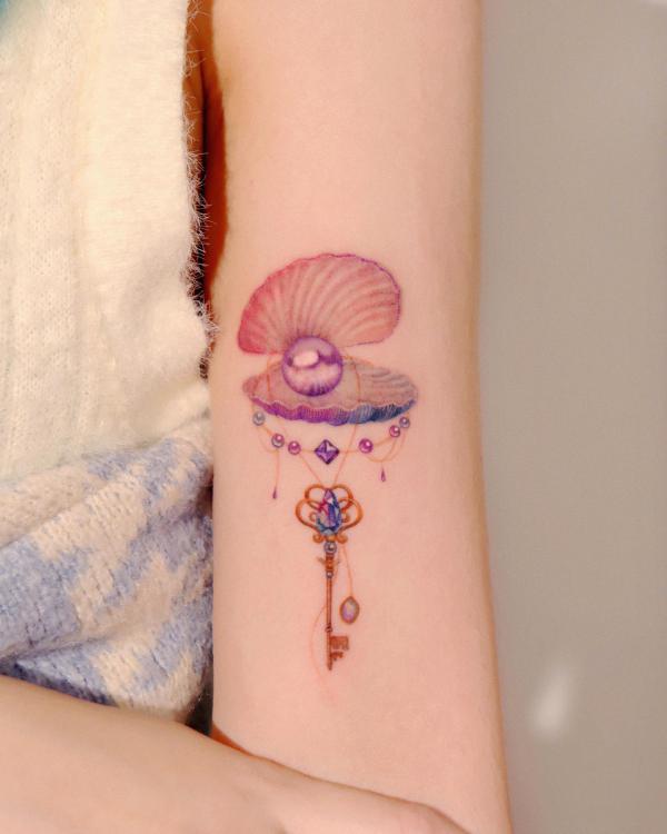 130 Shell Tattoos Make You Wonder Sea Life