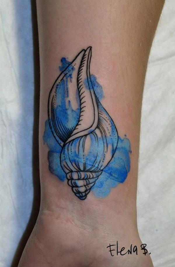 130 Shell Tattoos Make You Wonder Sea Life