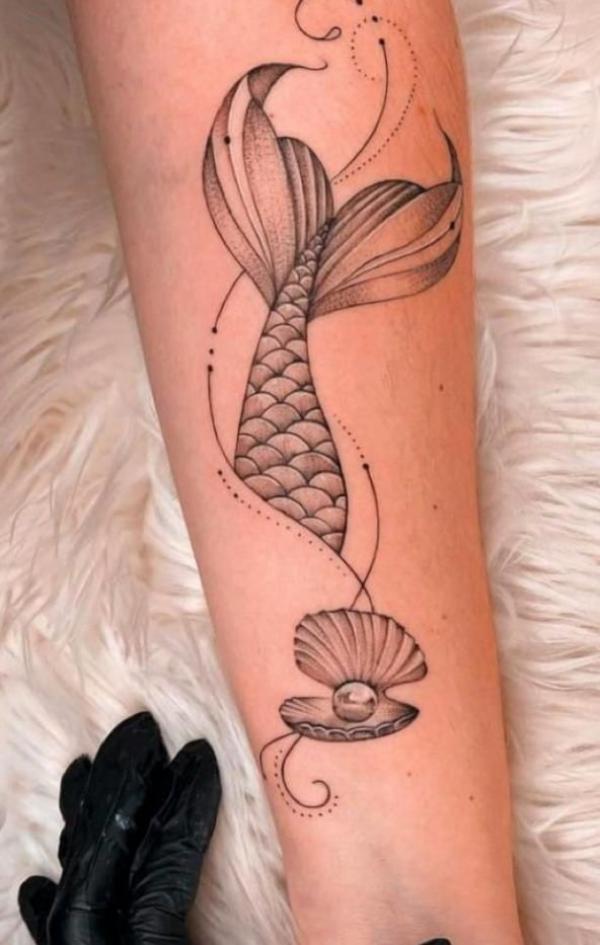 130 Shell Tattoos Make You Wonder Sea Life