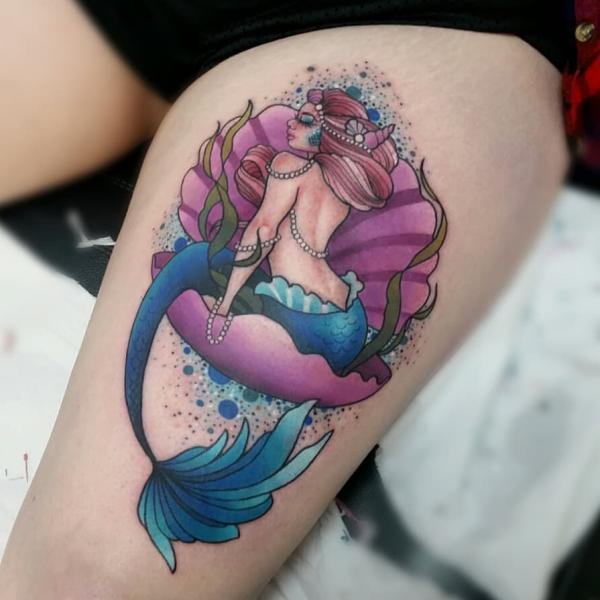 130 Shell Tattoos Make You Wonder Sea Life