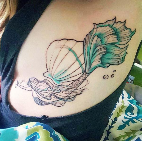 130 Shell Tattoos Make You Wonder Sea Life