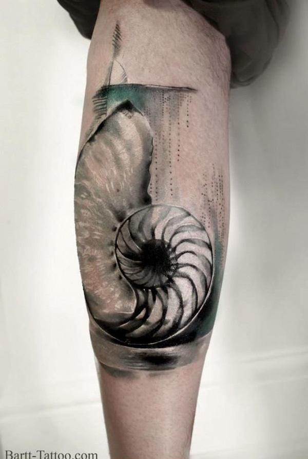 130 Shell Tattoos Make You Wonder Sea Life