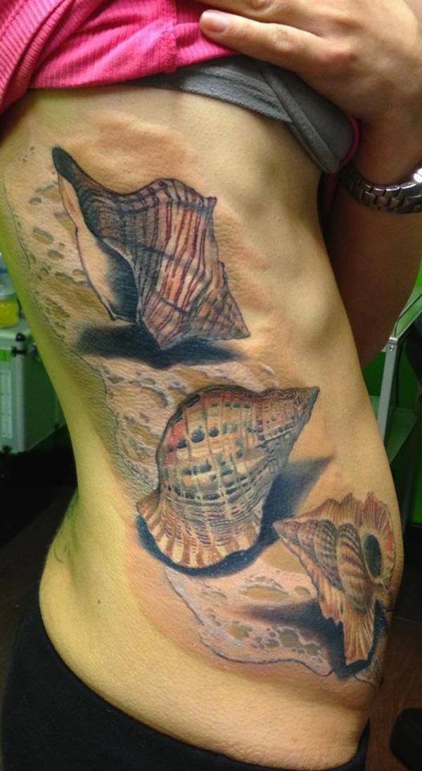 130 Shell Tattoos Make You Wonder Sea Life