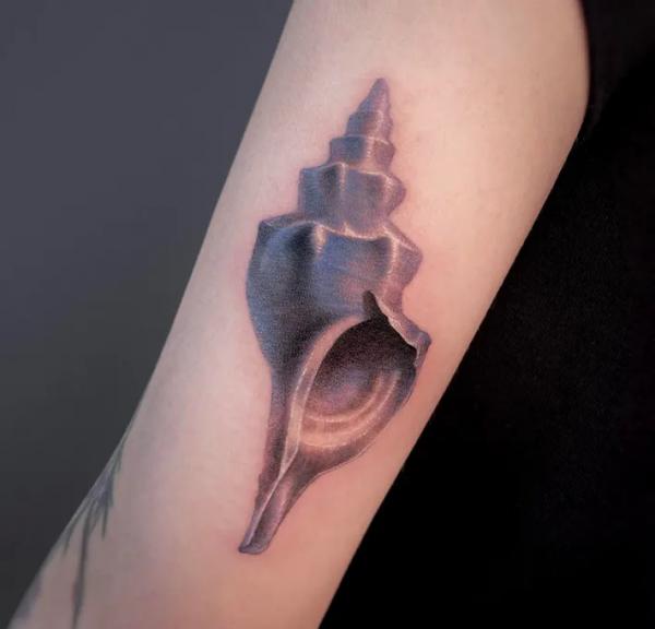 130 Shell Tattoos Make You Wonder Sea Life