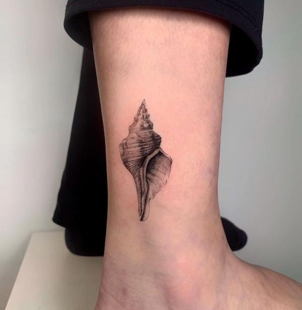 130 Shell Tattoos Make You Wonder Sea Life